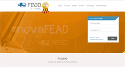 Desktop Screenshot of feadvirtual.com.br