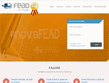 Tablet Screenshot of feadvirtual.com.br